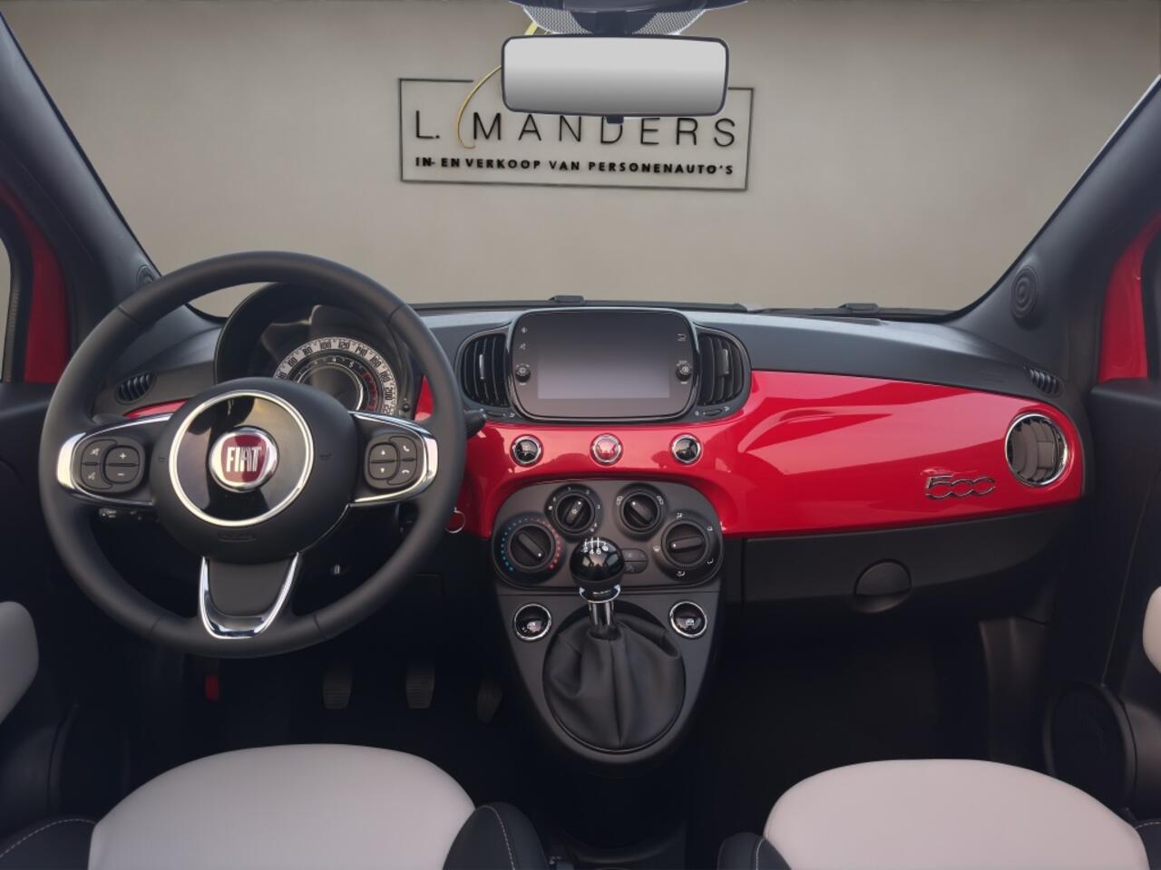 Fiat 500C 1.0 Hybrid Dolcevita 2023 ROOD | Cruise Control | Apple CarPlay