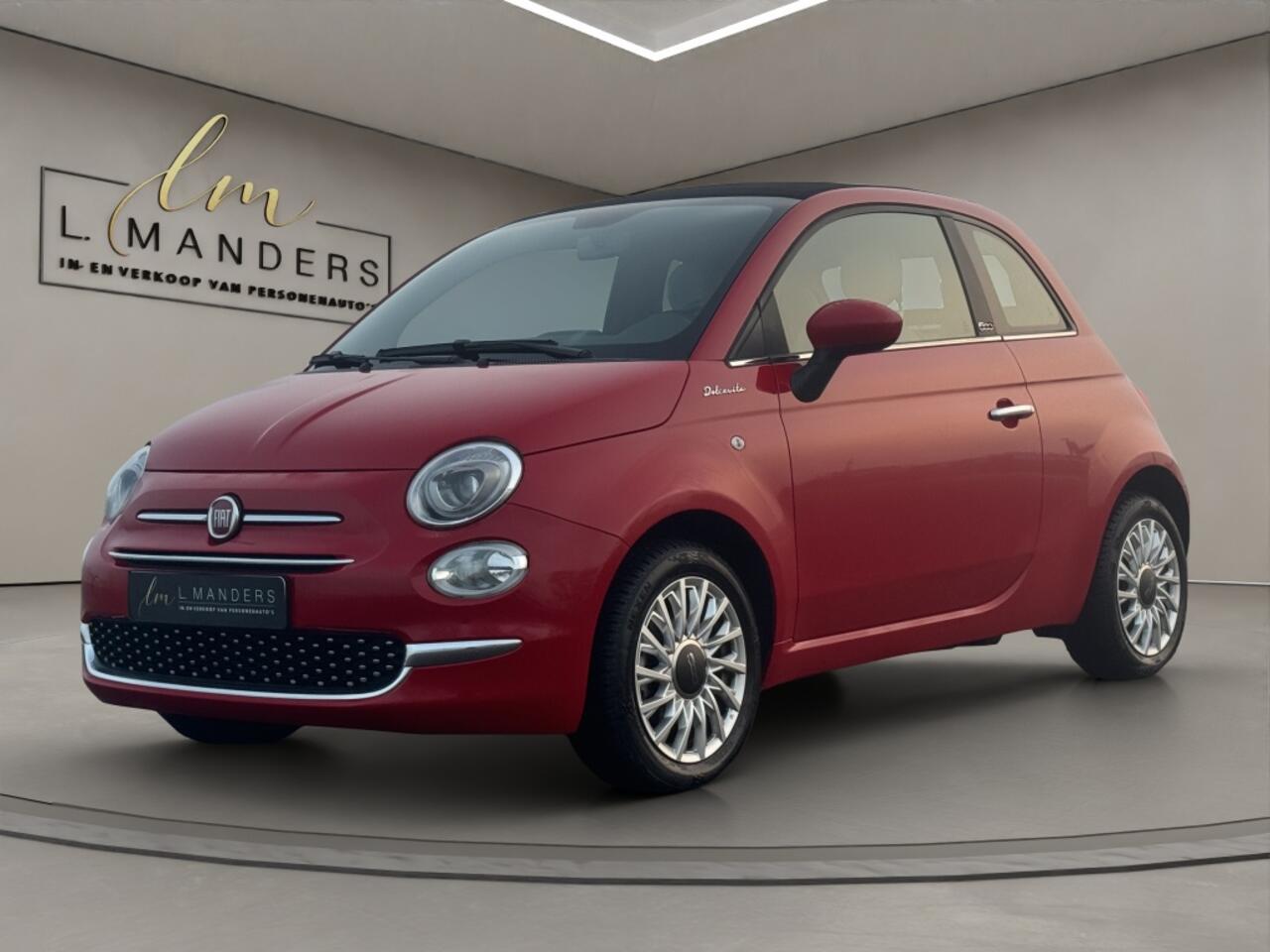 Fiat 500C 1.0 Hybrid Dolcevita 2023 ROOD | Cruise Control | Apple CarPlay