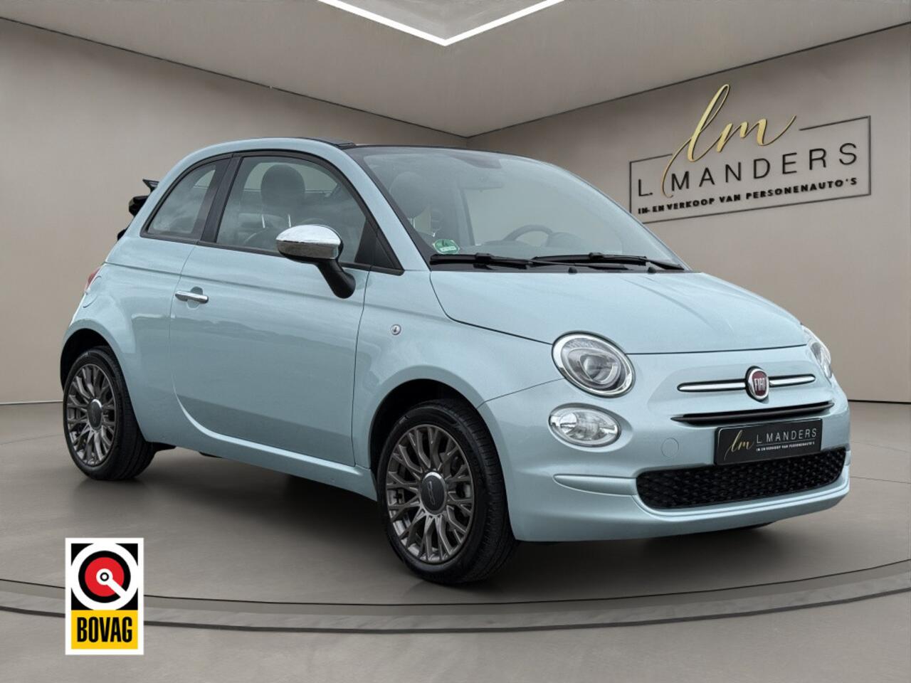Fiat 500C 1.0 Hybrid Club 2023 BLAUW | Cabrio | Apple CarPlay