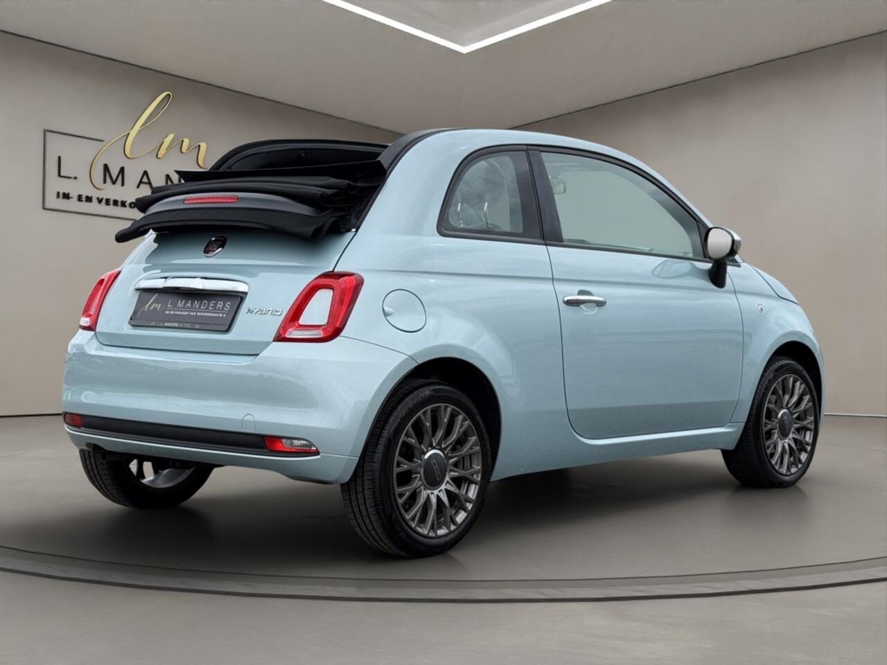 Fiat 500C 1.0 Hybrid Club 2023 BLAUW | Cabrio | Apple CarPlay