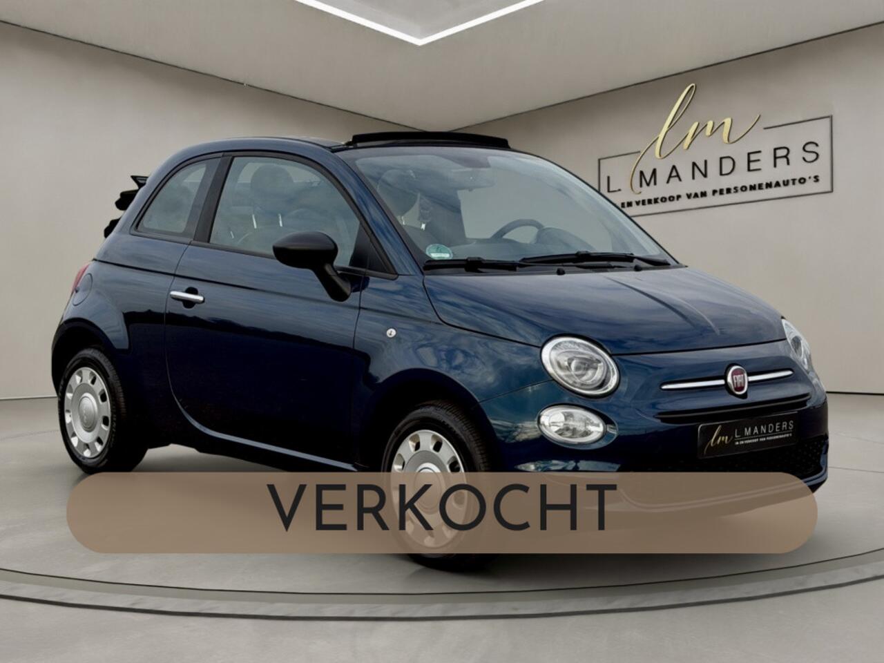 Fiat 500C 1.0 Hybrid Club 2023 BLAUW | Cabrio | Apple CarPlay