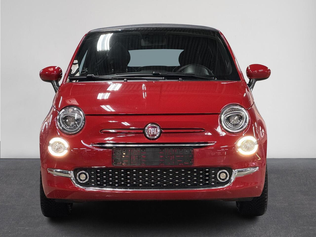 Fiat 500C 1.0 Hybrid RED | Cruise | Cabrio | Parkeersensoren achter | ACC | Red edition | LM velgen | ( Vestiging - Driebergen )