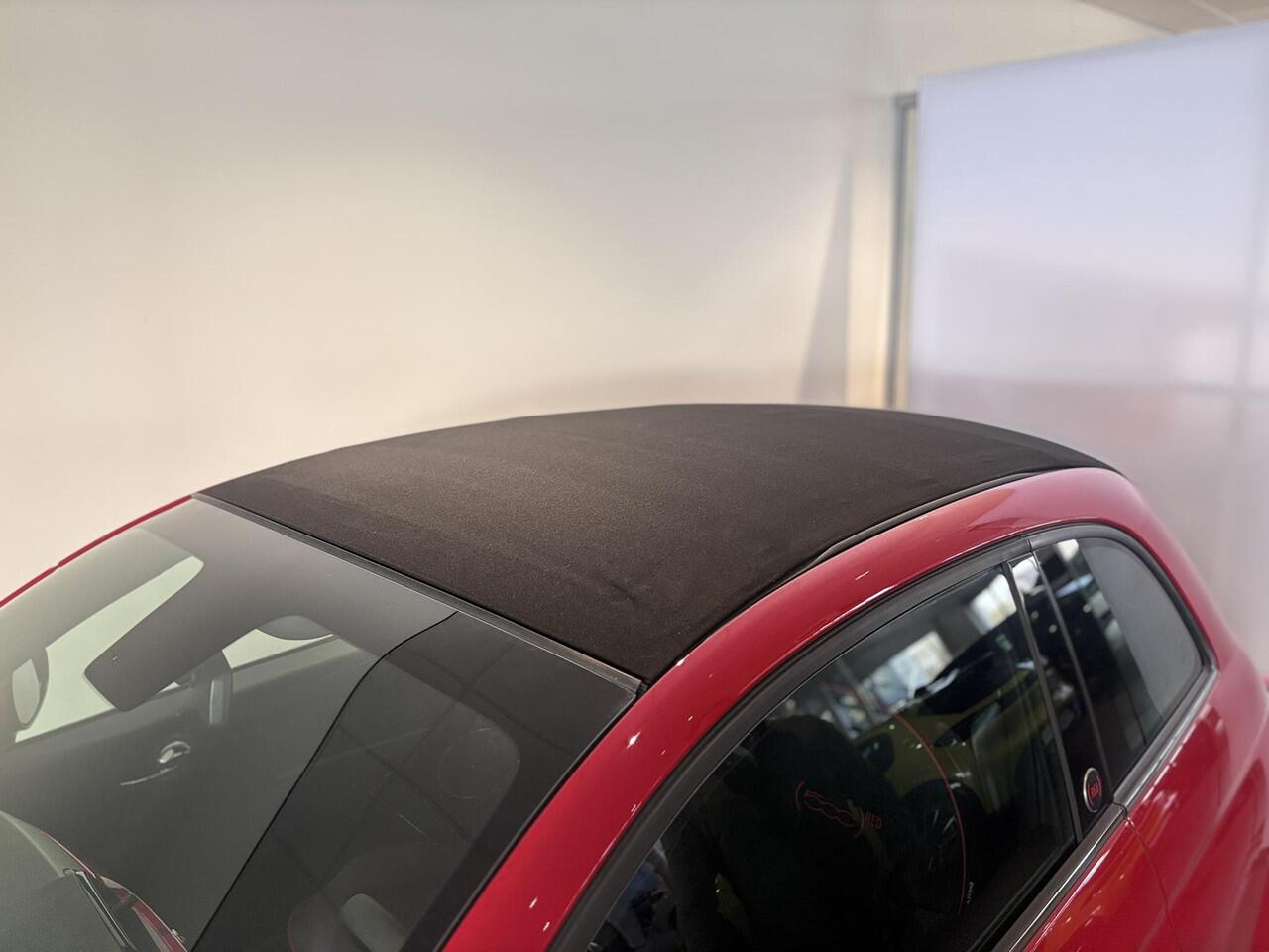 Fiat 500C Cabio RED 1.0 Hybrid 70pk | NAVI | CLIMA | DAB+ | 16" LM-VELGEN | APPLE CARPLAY / ANDROID AUTO |