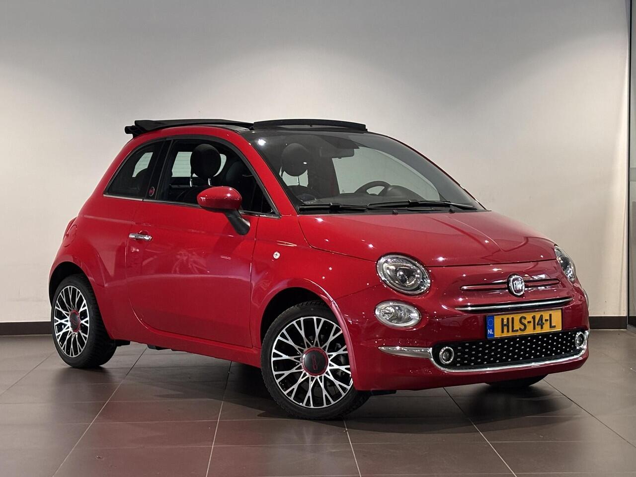 Fiat 500C Cabio RED 1.0 Hybrid 70pk | NAVI | CLIMA | DAB+ | 16" LM-VELGEN | APPLE CARPLAY / ANDROID AUTO |