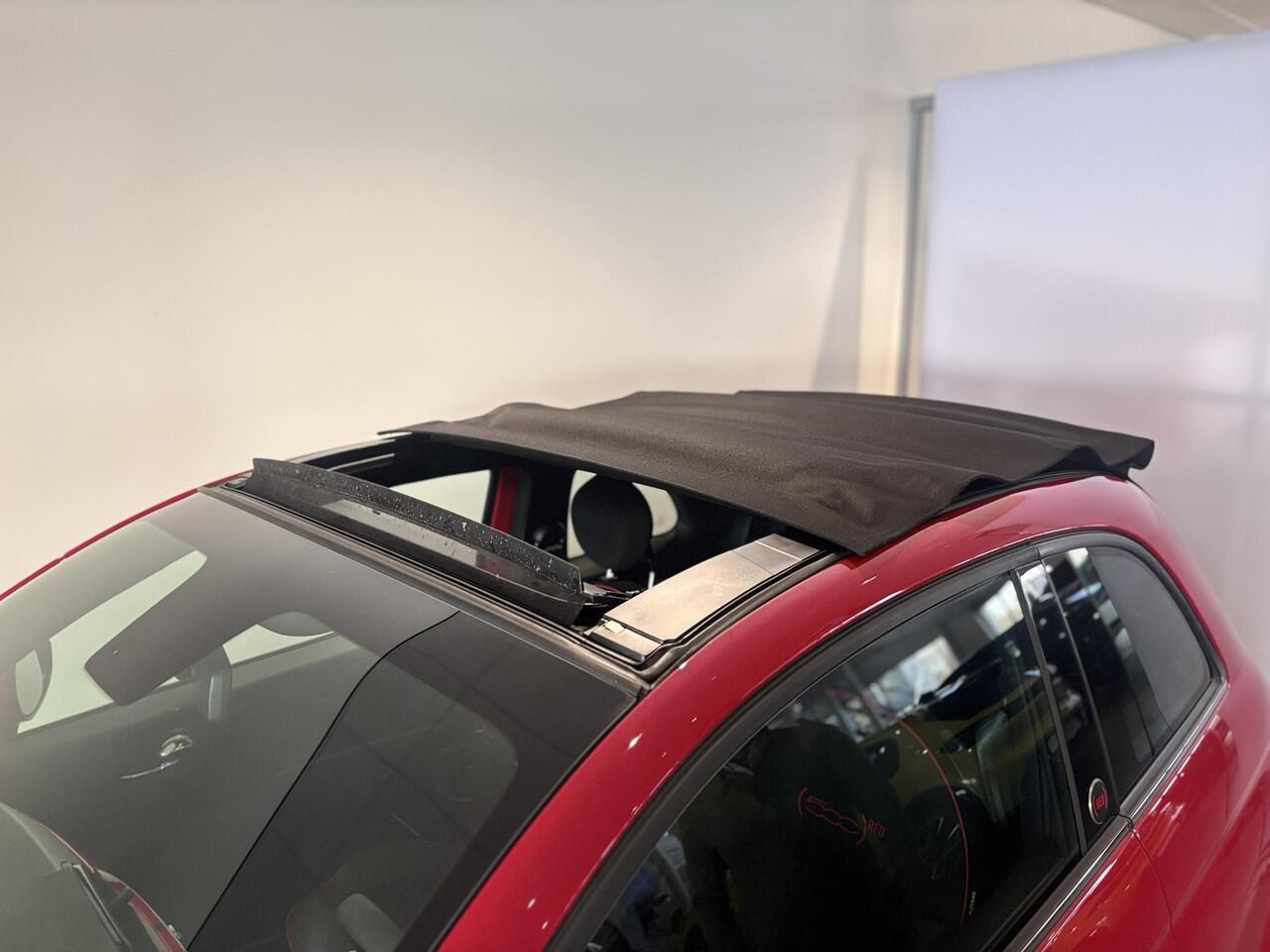 Fiat 500C Cabio RED 1.0 Hybrid 70pk | NAVI | CLIMA | DAB+ | 16" LM-VELGEN | APPLE CARPLAY / ANDROID AUTO |