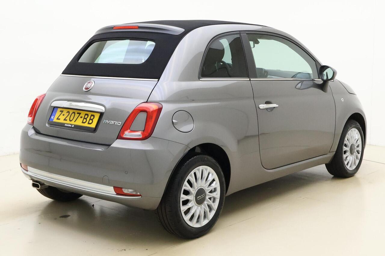 Fiat 500C 1.0 Hybrid Dolcevita | Cabriolet | Navigatie | Climate Control | Lichtmetalen Velgen | Parkeerhulp achter | Apple Carplay - Android Auto