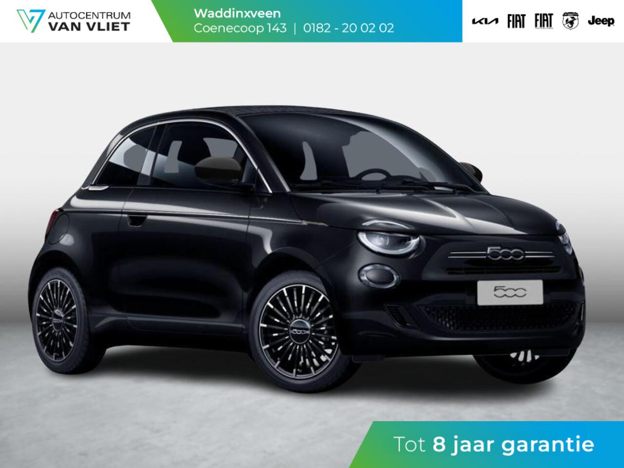 Fiat 500C Hybrid La Prima Cabrio | Clima | LED | PDC | JBL Premium Audio | 17" | Camera | Canneloni Ivory/Piombo interieur