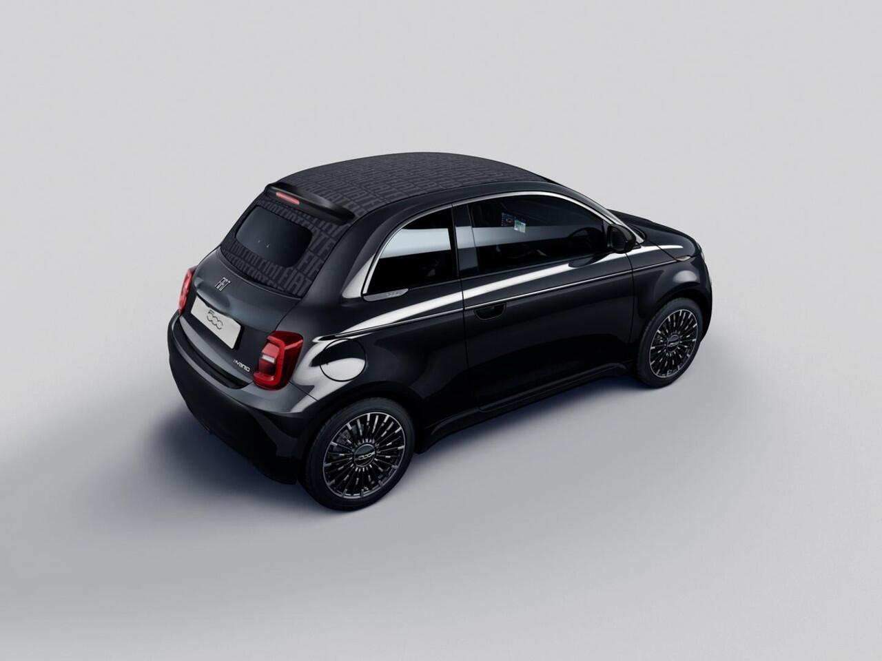 Fiat 500C Hybrid La Prima Cabrio | Clima | LED | PDC | JBL Premium Audio | 17" | Camera | Canneloni Ivory/Piombo interieur