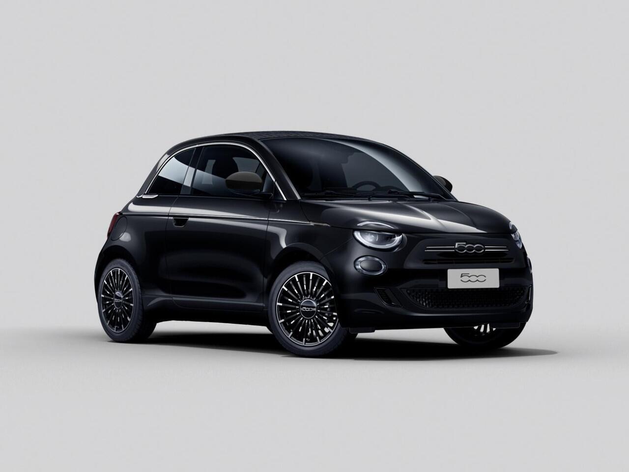 Fiat 500C Hybrid La Prima Cabrio | Clima | LED | PDC | JBL Premium Audio | 17" | Camera | Canneloni Ivory/Piombo interieur