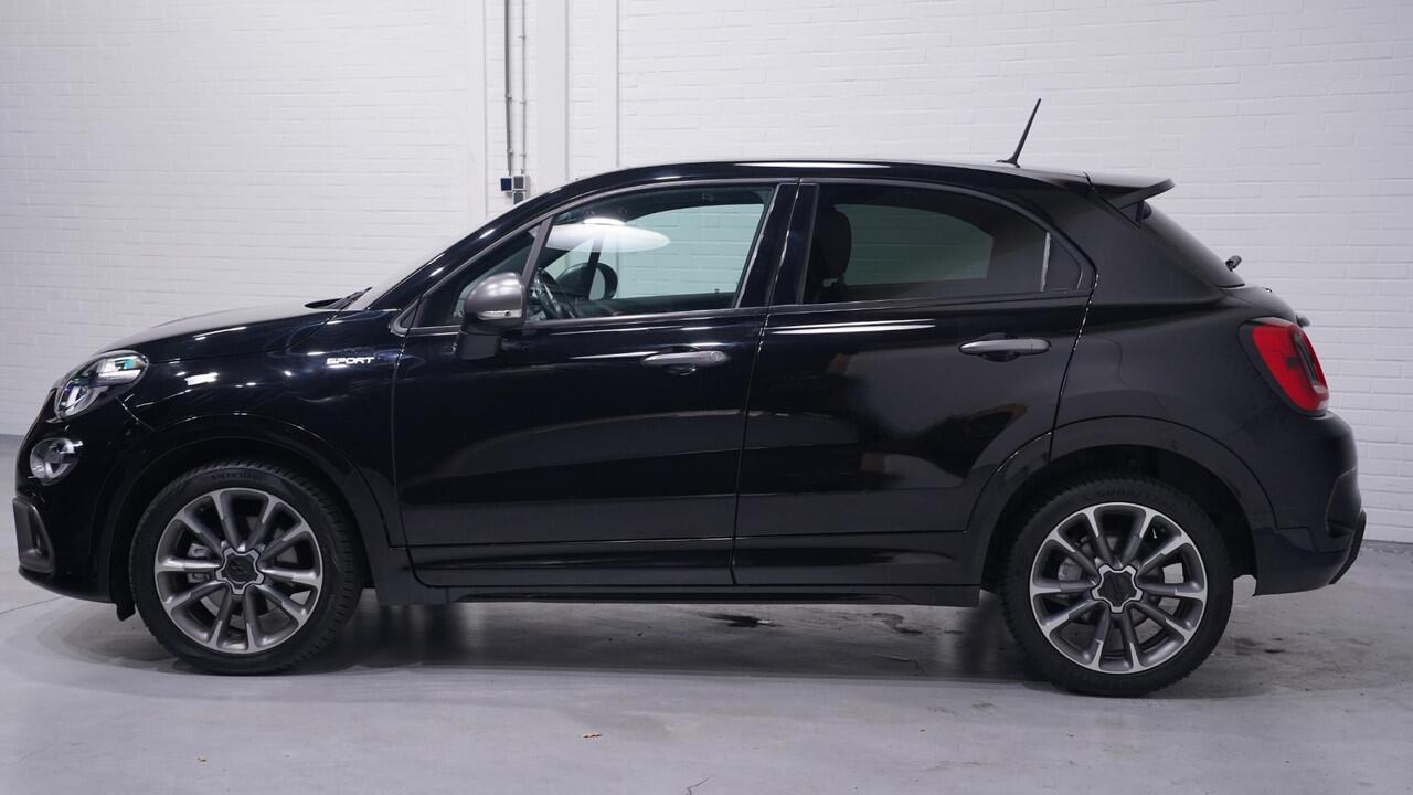 Fiat 500X 1.3 GSE Sport ACC PDC v+a NAP DAB Navigatie Apple-carplay keyless entry en start Pack-safety Pack-tech Sportpakket Camera Private-glas climate-controle schakelflippers 18"LMV lederen bekleding