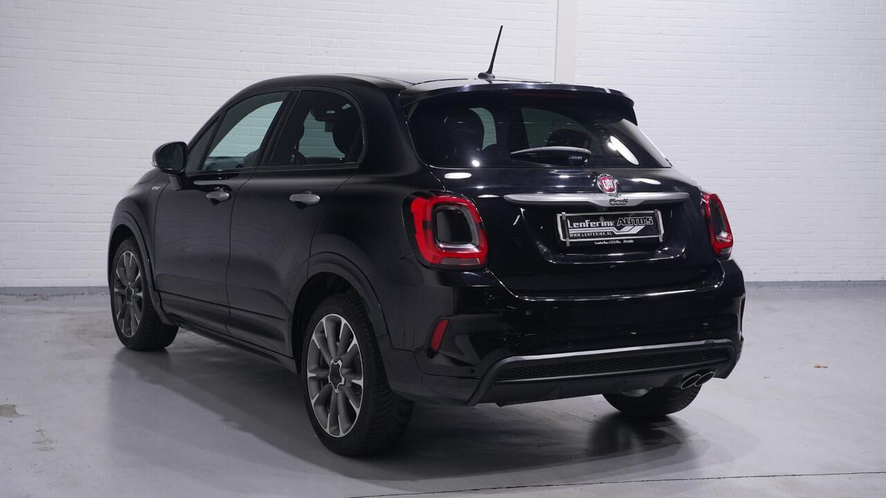Fiat 500X 1.3 GSE Sport ACC PDC v+a NAP DAB Navigatie Apple-carplay keyless entry en start Pack-safety Pack-tech Sportpakket Camera Private-glas climate-controle schakelflippers 18"LMV lederen bekleding