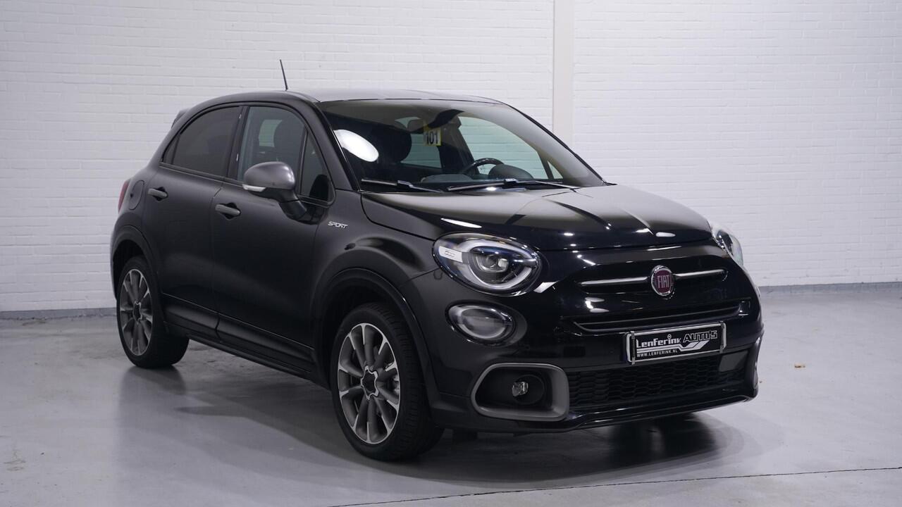 Fiat 500X 1.3 GSE Sport ACC PDC v+a NAP DAB Navigatie Apple-carplay keyless entry en start Pack-safety Pack-tech Sportpakket Camera Private-glas climate-controle schakelflippers 18"LMV lederen bekleding