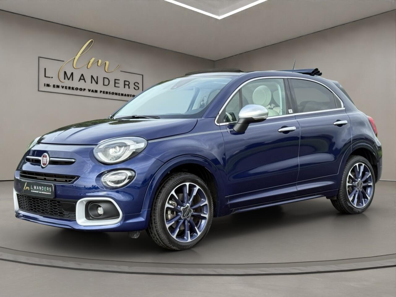 Fiat 500X 1.3 Turbo Yacht Club Capri 2021 BLAUW | Cabrio | Leder | Airco
