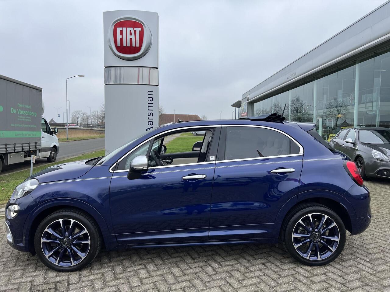 Fiat 500X 1.5 Hybrid Yacht Club Capri Cabrio Dealer OH | Wit leder | houtafwerkingen | BTW | Camera | Adaptive cruise | Dodehoeksensor |