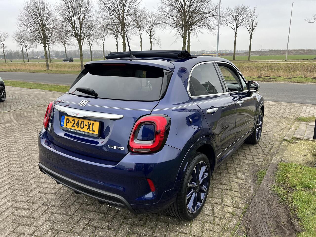Fiat 500X 1.5 Hybrid Yacht Club Capri Cabrio Dealer OH | Wit leder | houtafwerkingen | BTW | Camera | Adaptive cruise | Dodehoeksensor |