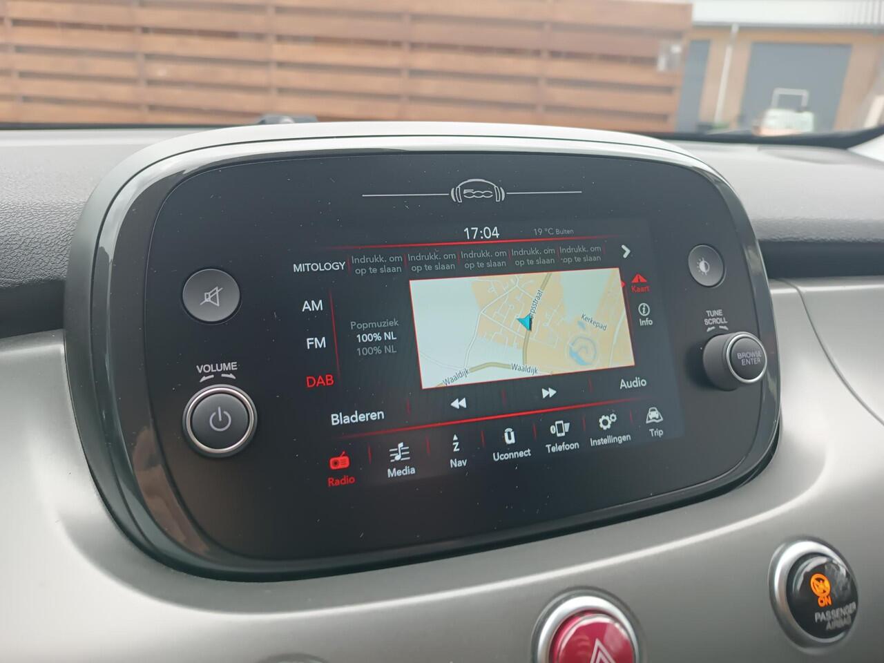 Fiat 500X 1.5 Hybrid Sport, carplay, camera, cruise