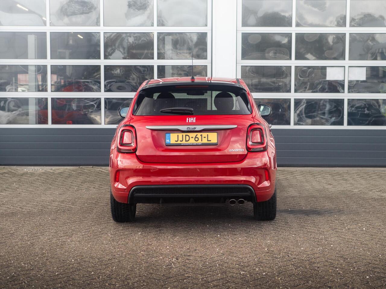 Fiat 500X 1.5 Hybrid Sport Automaat | Clima | Adapt. Cruise | 18" | Apple Carplay | Camera | PDC | Keyless | Navi | BSM
