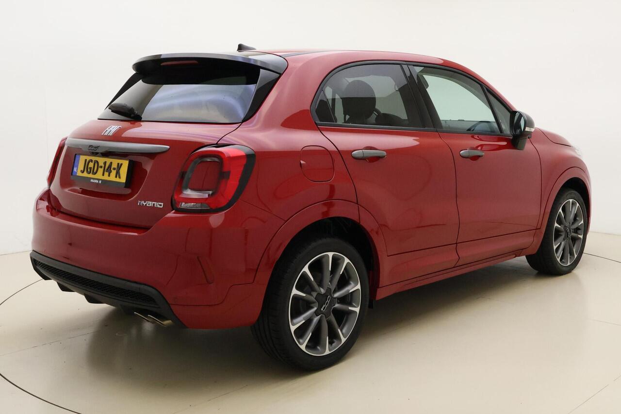 Fiat 500X 1.5 Hybrid Sport 130 PK Automaat | Navigatie | Camera | Keyless | Lichtmetalen velgen | Extra getint glas | DAB Radio | Cruise control | Hoge instap