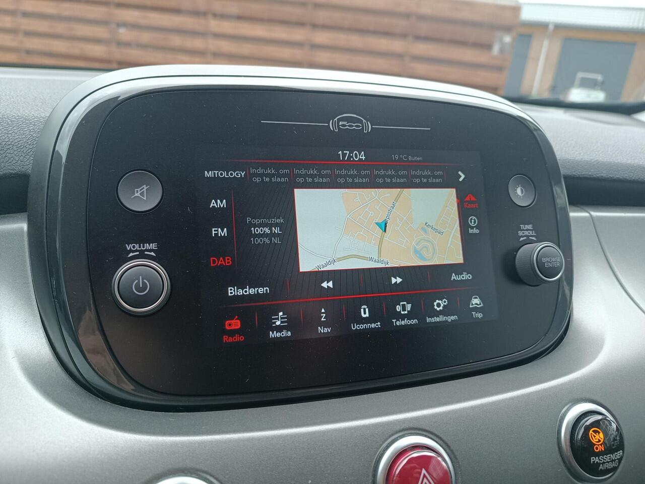 Fiat 500X 1.5 Hybrid Sport, carplay, camera, cruise