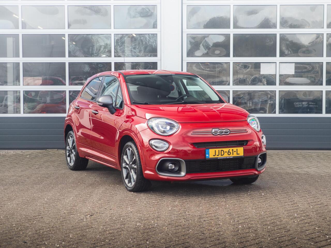 Fiat 500X 1.5 Hybrid Sport Automaat | Clima | Adapt. Cruise | 18" | Apple Carplay | Camera | PDC | Keyless | Navi | BSM