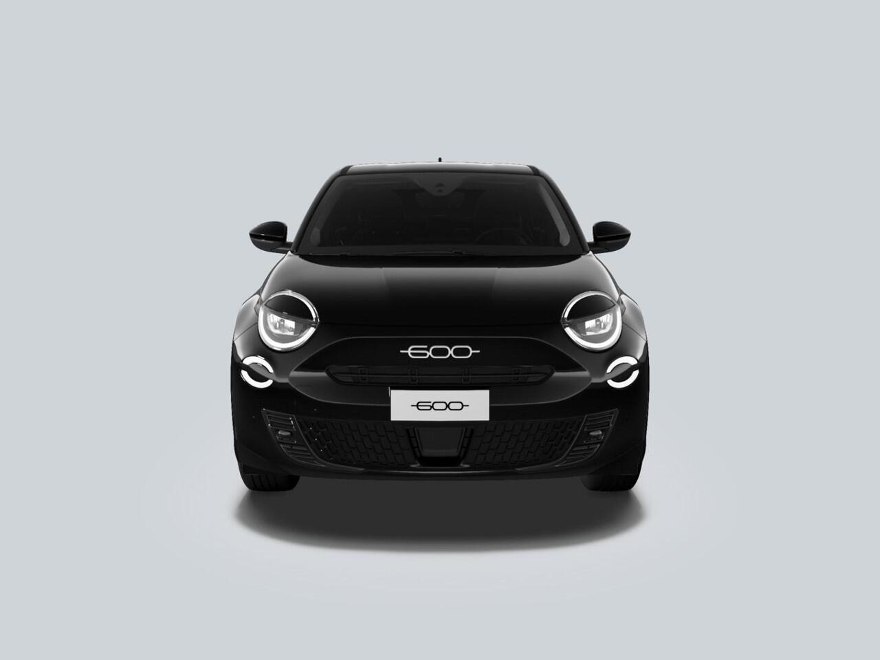 Fiat 600 1.2 Hybrid 136pk La Prima | Leder | Stoelmassage | Trekhaak | Camera| Carplay | Adapt. Cruise | Winter Pack