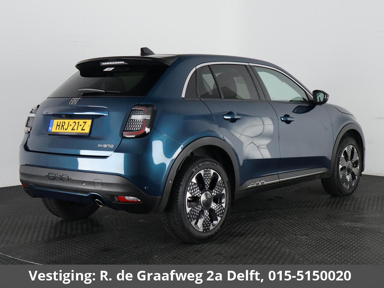 Fiat 600 1.2 Hybrid La Prima | Apple Carplay & AndroidAUTO | Dodehoek detectie | Parkeersensoren