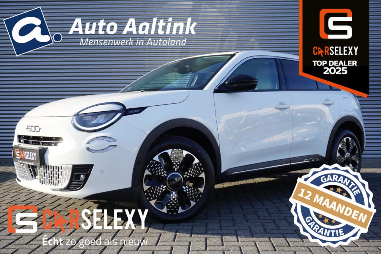 Fiat 600 1.2 Hybrid La Prima Automaat LEDER | CLIMA | MEEST LUXE!