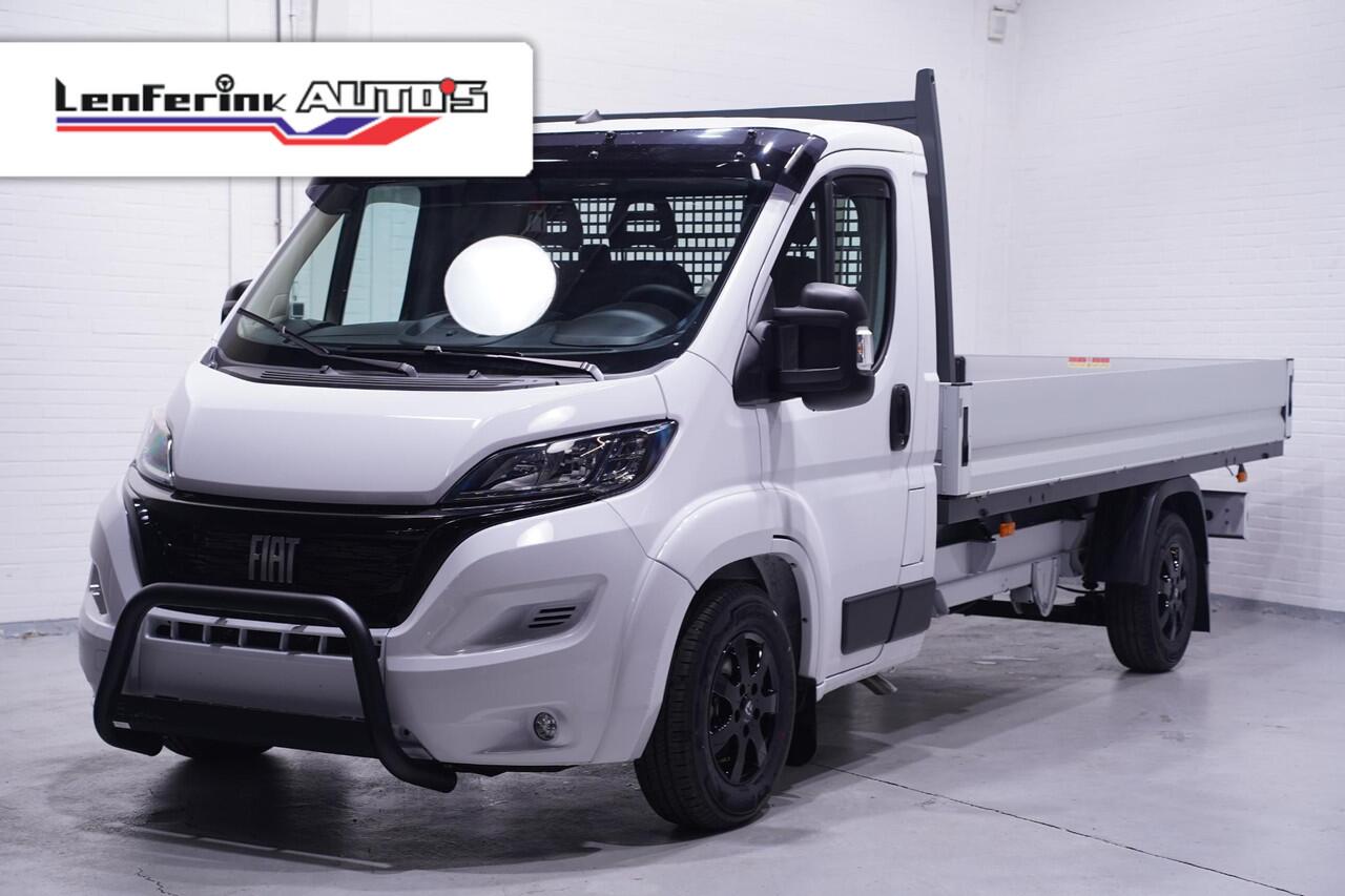 Fiat DUCATO 2.2 MJet 140 pk L4 Black&White Edition Pick Up /Open Laadbak Airco, Cruise Control, 3-Zits, LxBxH 420x202x40 cm, BPM vrij