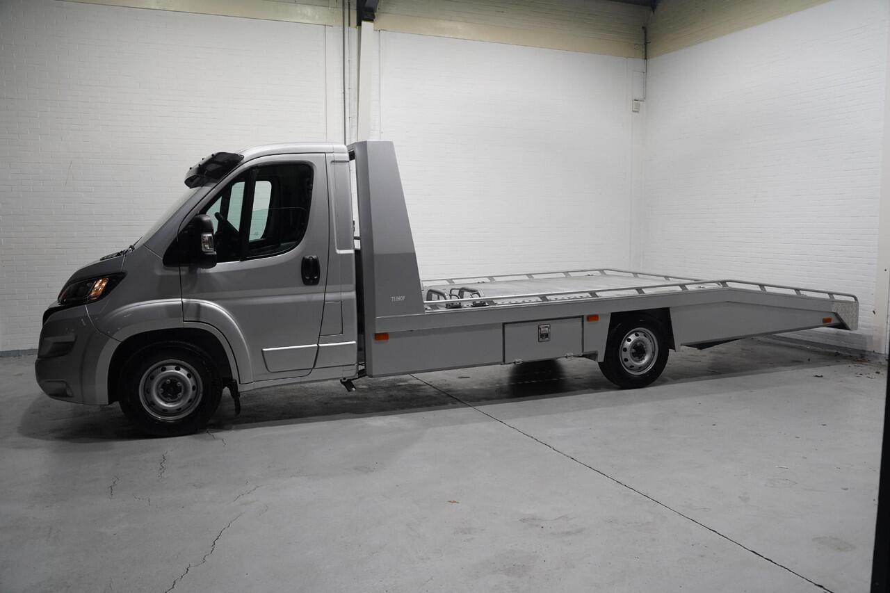 Fiat DUCATO 2.2 Mjet 140 pk Autotransporter Tijhof BPM vrij Airco, Trekhaak 3.000 kg, Cruise control, 3-Zits