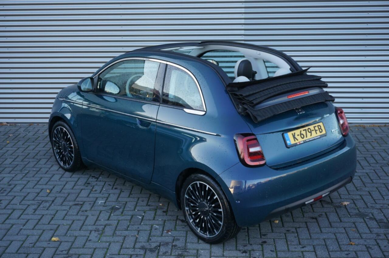 Fiat E-500 La Prima 42 kWh CABRIO | 92% SOH | MEEST LUXE