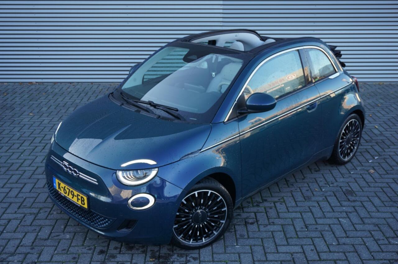 Fiat E-500 La Prima 42 kWh CABRIO | 92% SOH | MEEST LUXE