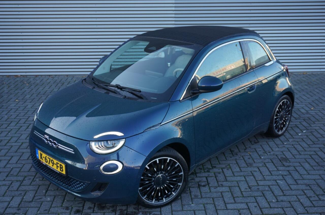 Fiat E-500 La Prima 42 kWh CABRIO | 92% SOH | MEEST LUXE