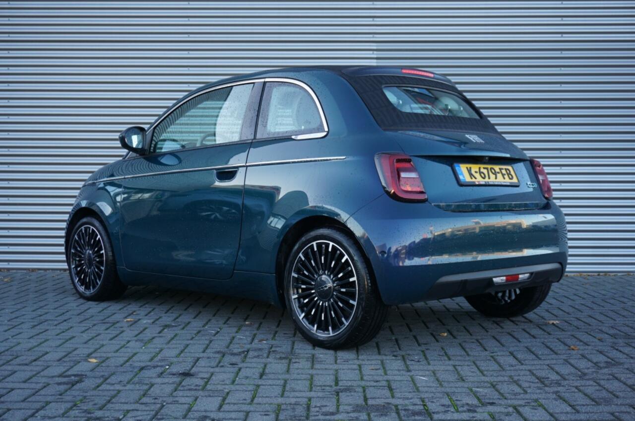 Fiat E-500 La Prima 42 kWh CABRIO | 92% SOH | MEEST LUXE