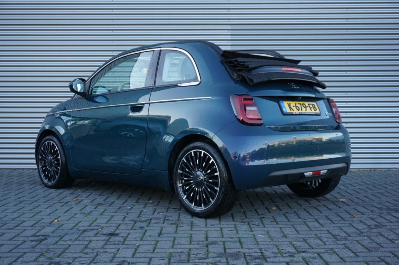 Fiat E-500 La Prima 42 kWh CABRIO | 92% SOH | MEEST LUXE