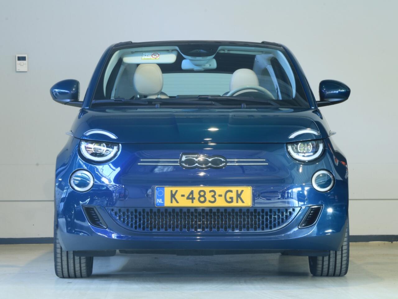 Fiat E-500 Cabrio La Prima 42 kWh * 12 mnd BOVAG garantie * RIJKLAARPRIJS !