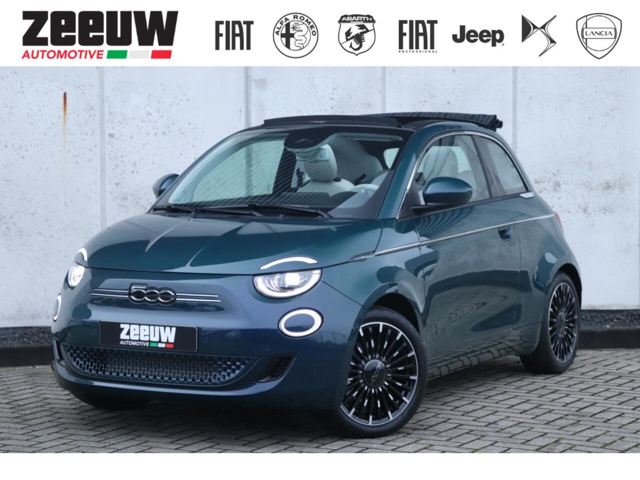 Fiat E-500 Cabrio La Prima 42 kWh | Technology | Navi | Camera | 17"