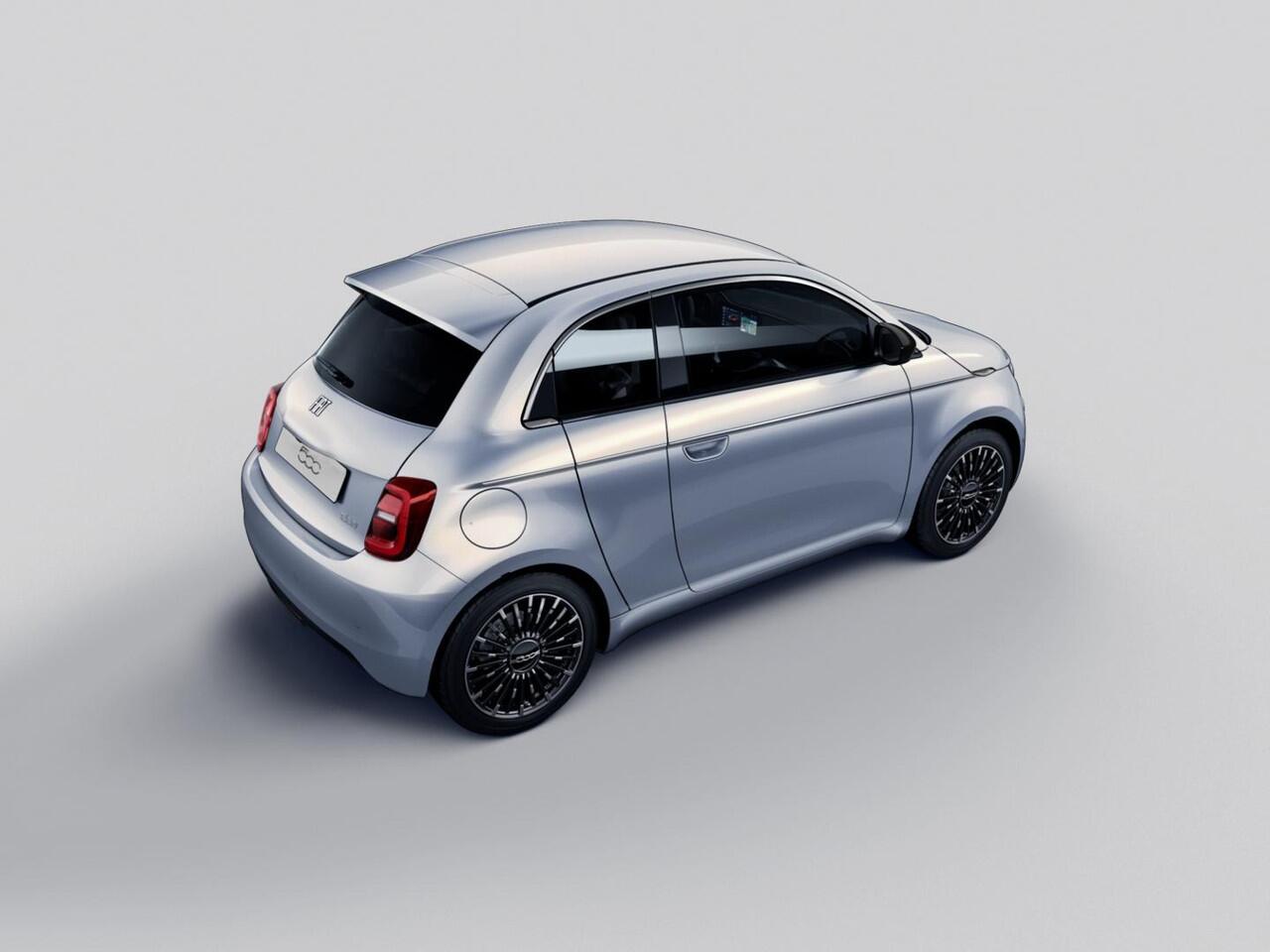 Fiat E-500 3+1 La Prima 42 kWh | Clima | LED | PDC | JBL Premium Audio | 17" | Camera | BSM | Canneloni Ivory/Piombo interieur