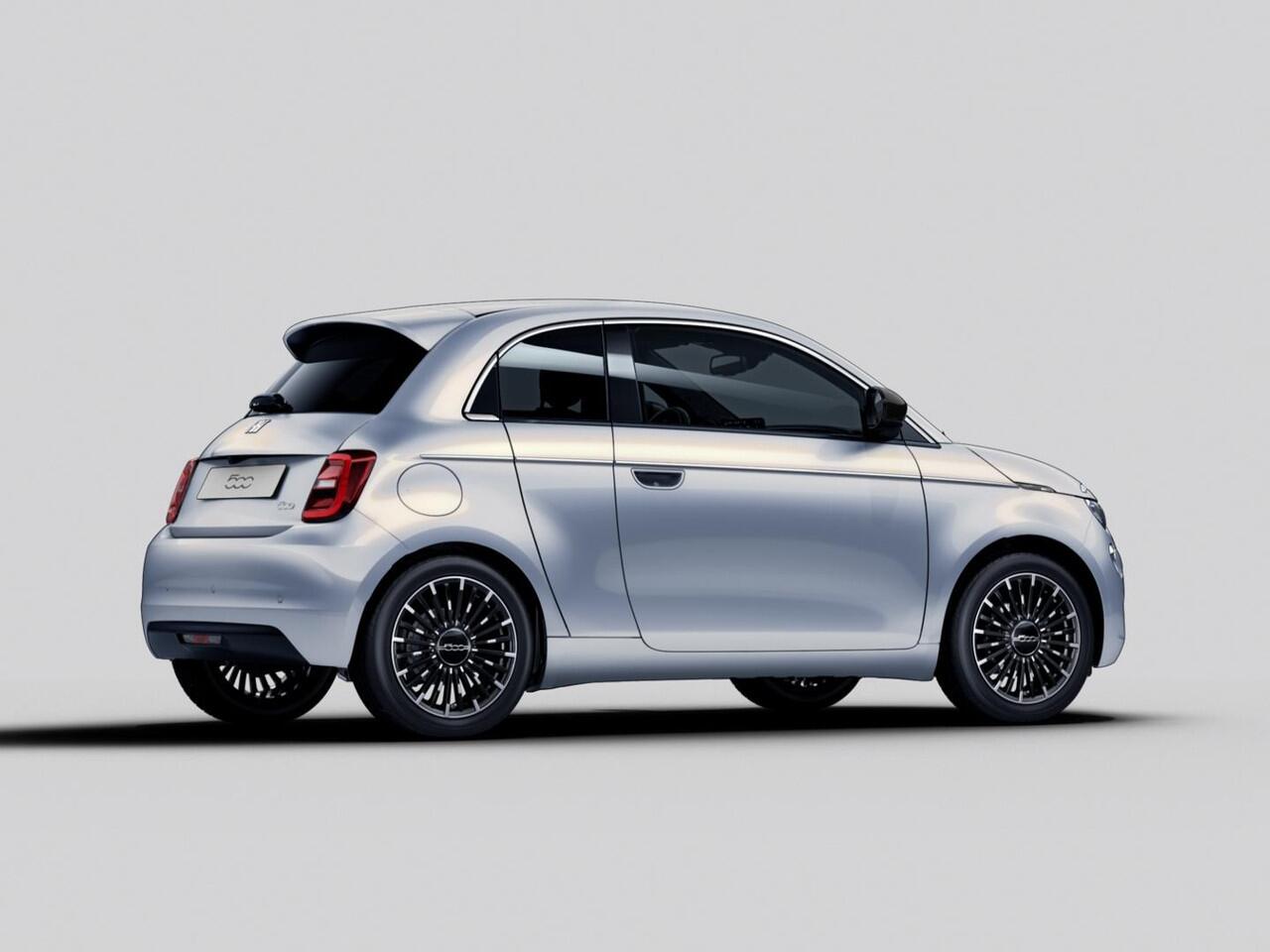 Fiat E-500 3+1 La Prima 42 kWh | Clima | LED | PDC | JBL Premium Audio | 17" | Camera | BSM | Canneloni Ivory/Piombo interieur