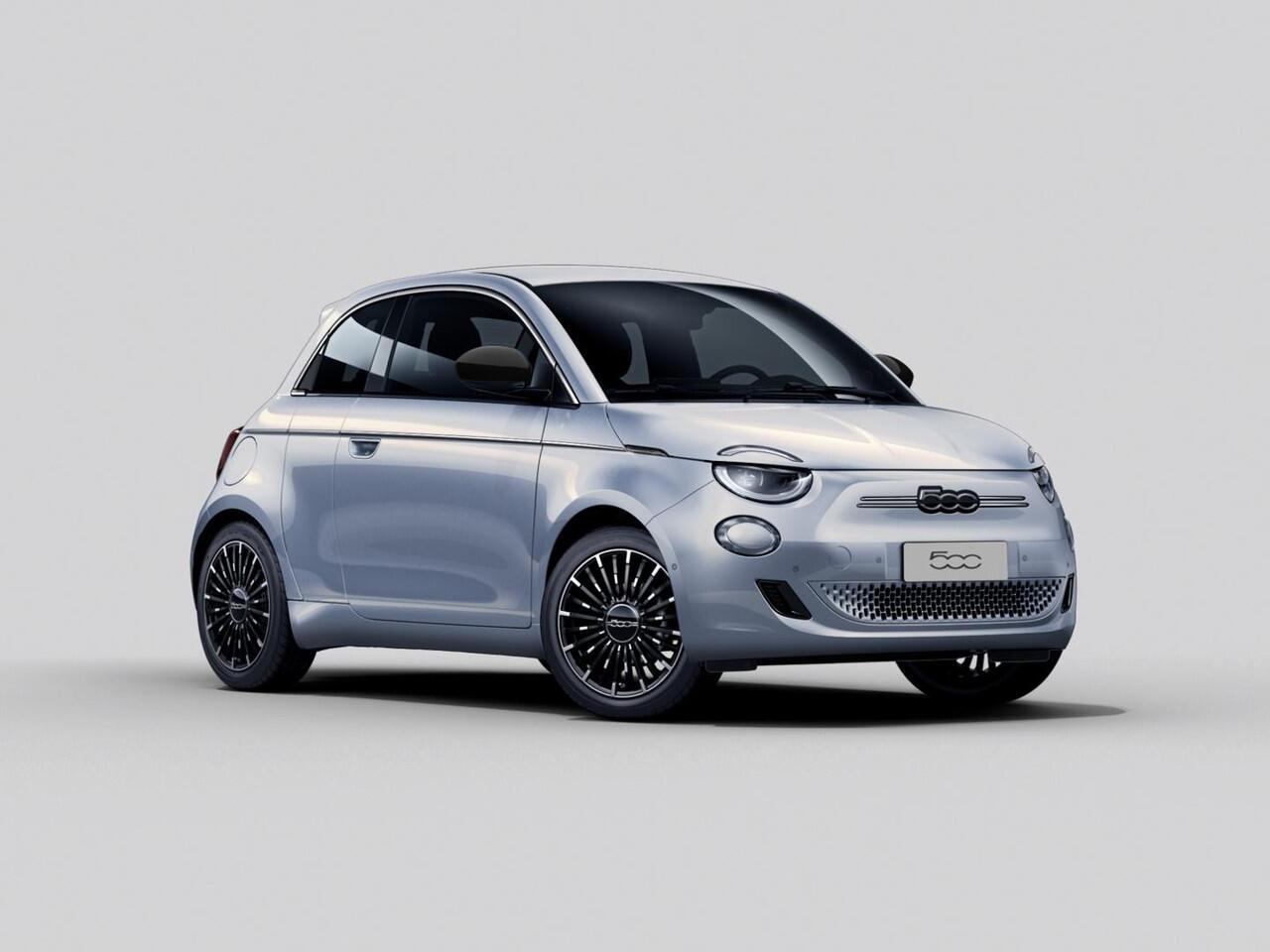 Fiat E-500 3+1 La Prima 42 kWh | Clima | LED | PDC | JBL Premium Audio | 17" | Camera | BSM | Canneloni Ivory/Piombo interieur