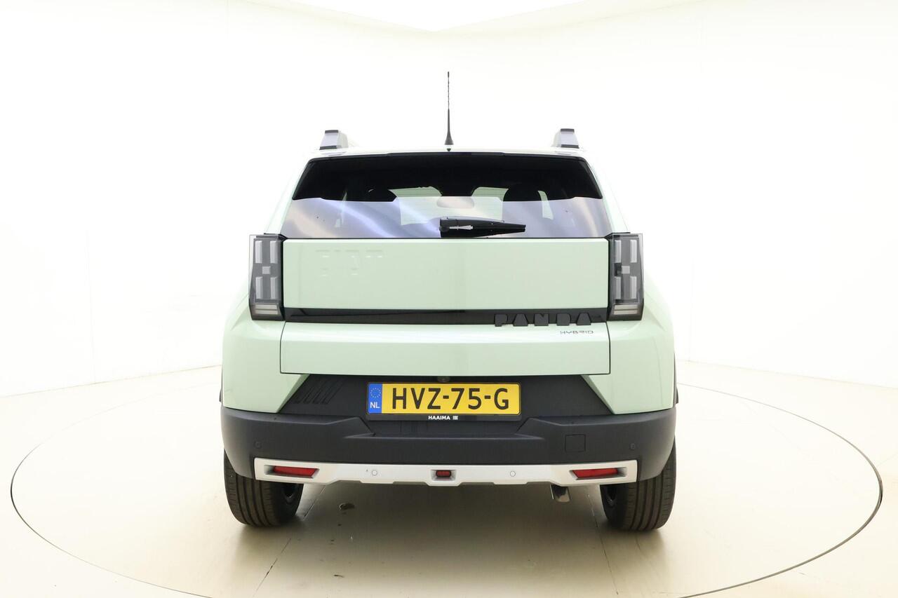 Fiat PANDA Grande 1.2 Hybrid La Prima Automaat | NIEUW MODEL | Navigatie | Stoel & Stuurverwarming | Climate control | Camera | Hoge instap | Dakrails | Lichtmetalen velgen