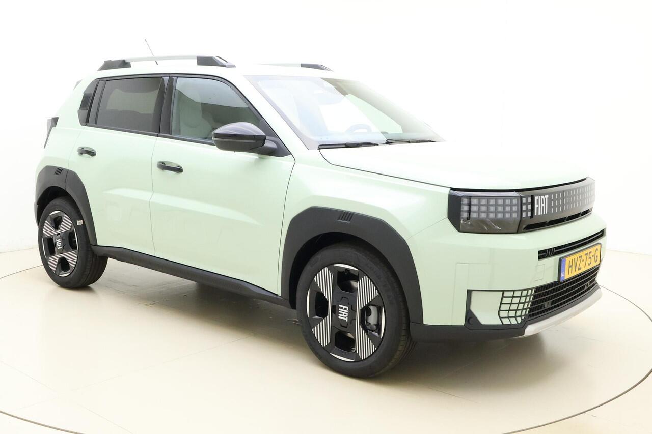 Fiat PANDA Grande 1.2 Hybrid La Prima Automaat | NIEUW MODEL | Navigatie | Stoel & Stuurverwarming | Climate control | Camera | Hoge instap | Dakrails | Lichtmetalen velgen