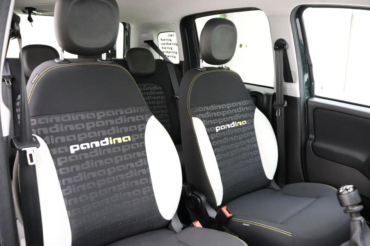 Fiat PANDA 1.0 Hybrid Pandina | NIEUW | Navigatie via Carplay | Airco | Bluetooth | Cruise control | Hoge instap | Lichtmetalen velgen | Extra getint glas | Dakrails