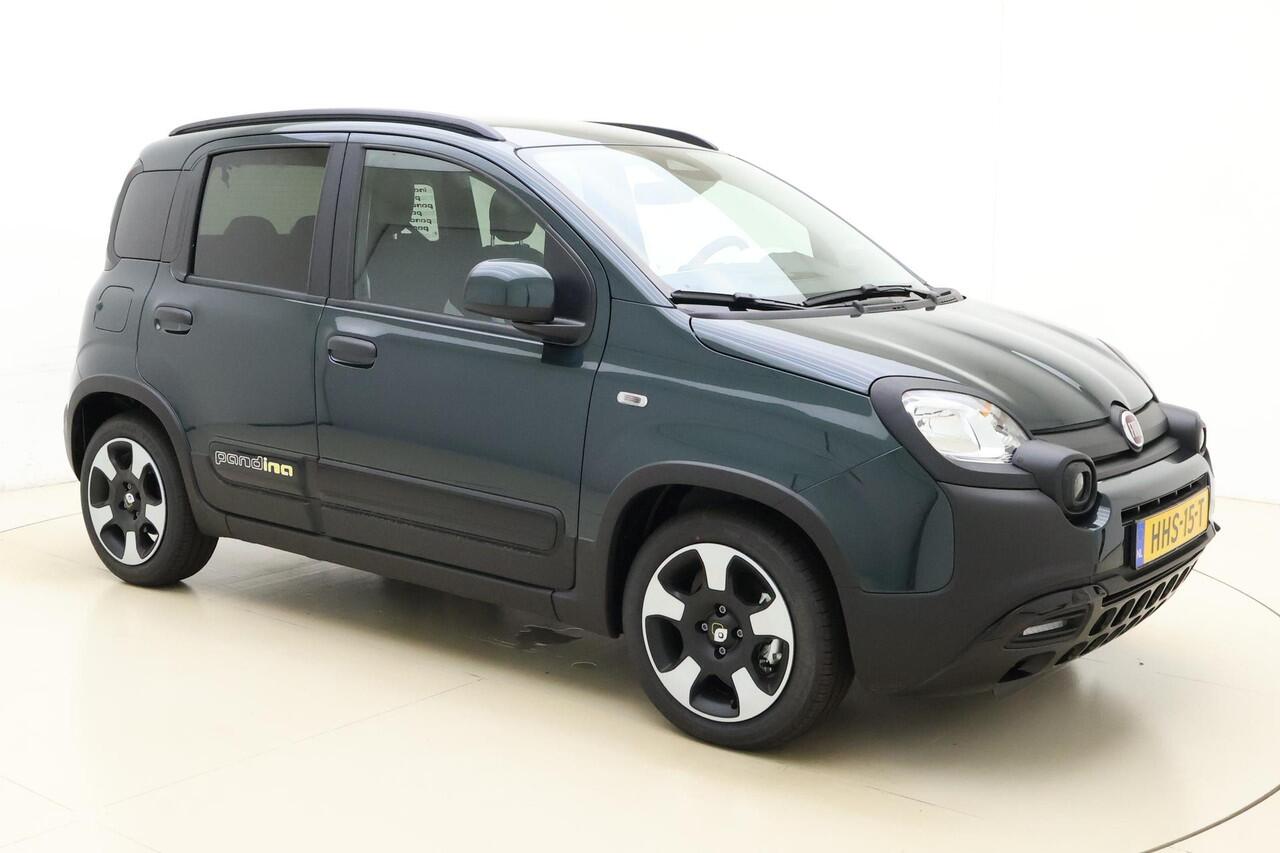 Fiat PANDA 1.0 Hybrid Pandina | NIEUW | Navigatie via Carplay | Airco | Bluetooth | Cruise control | Hoge instap | Lichtmetalen velgen | Extra getint glas | Dakrails