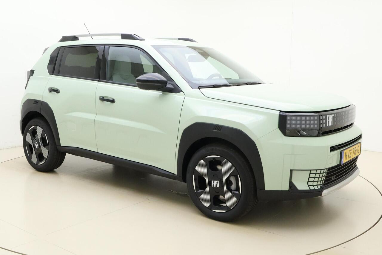 Fiat PANDA Grande 1.2 Hybrid La Prima | Automaat | NIEUW MODEL | Navigatie | Stoel & Stuurverwarming | Climate Control | Camera | Hoge instap | Dakrails | 17'' LM Velgen