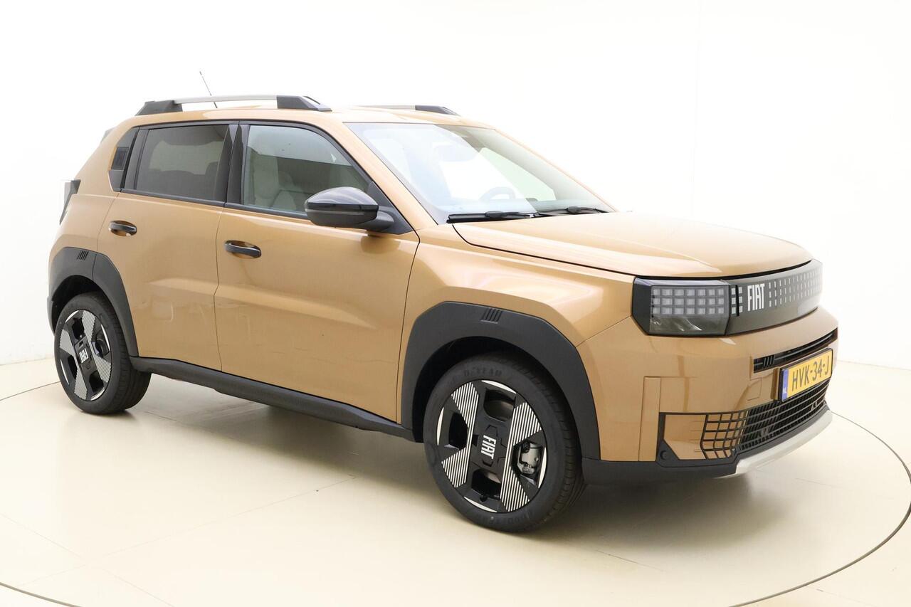 Fiat PANDA Grande La Prima 11 kW 44 kWh | Nvigatie | Climate control | Camera | Stoel & Stuurverwarming | NIEUW MODEL | DEMO | Dakrails | Hoge instap