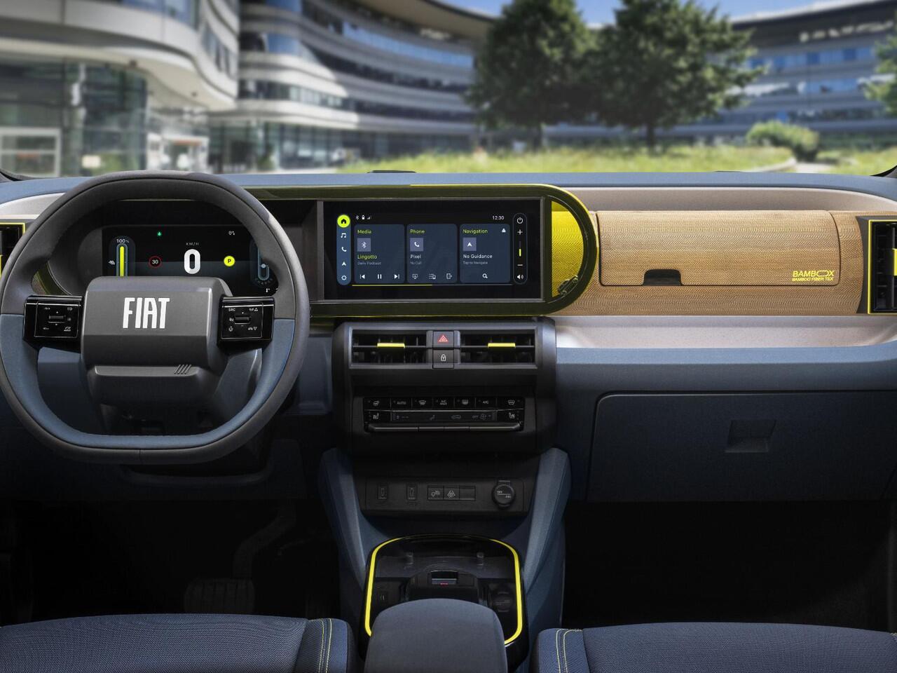 Fiat PANDA Grande La Prima 7,4 kW 44 kWh | Uit voorraad leverbaar | Clima | Cruise | Camera | Apple Carplay | 17" | Navi | Winter Pack