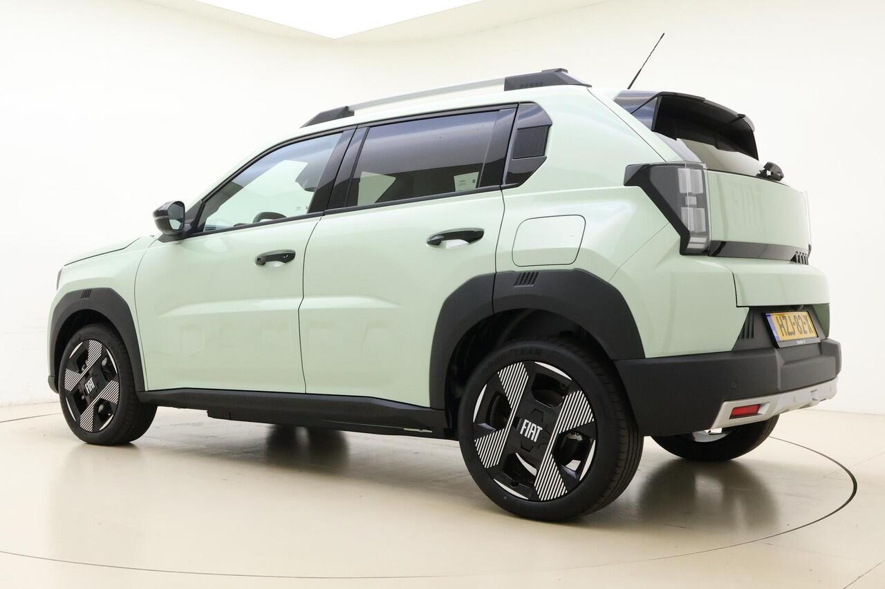 Fiat PANDA Grande La Prima 11 kW 44 kWh | NIEUW | Navigatie | Stoel & Stuurverwarming | Camera | Dakrails | Extra getint glas | Hoge instap | Nieuw model