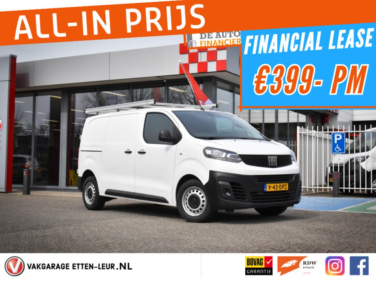 Fiat SCUDO 2.0 144pk L2H1 | 2.5T trekgewicht | Cruise | Navi | Camera