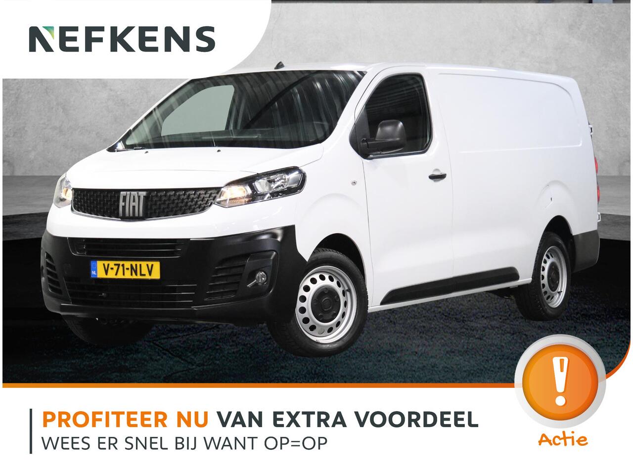 Fiat SCUDO 2.0 180PK MultiJet L2H1 | AUTOMAAT | AppleCarPlay/AndroidAuto | Armsteun | Camera | 3 Zits | Houtenlaadvloer | Navigatie | Cruise Control | Parkeersensoren |