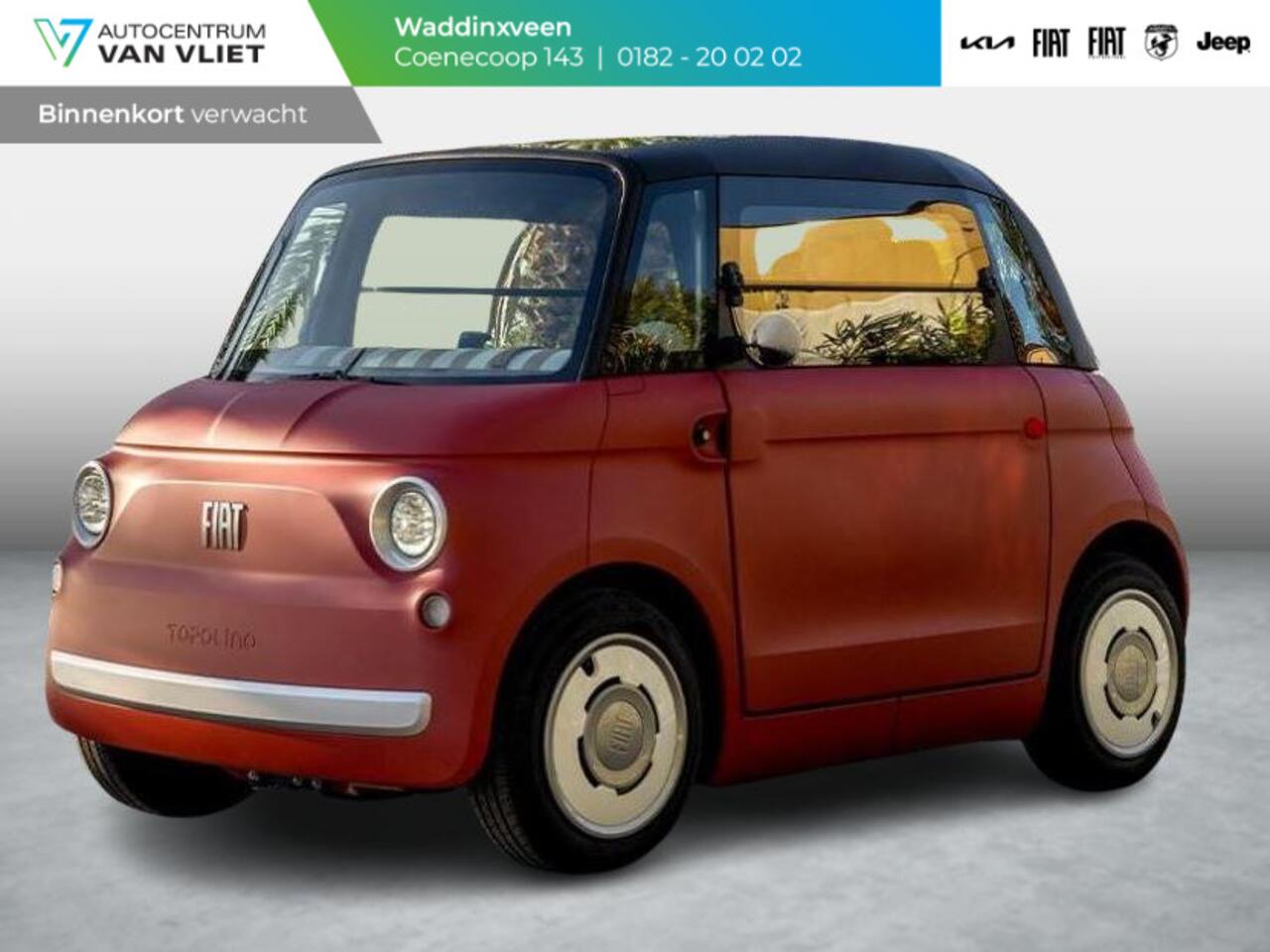 Fiat Topolino Base | Rosso Corallo | Private Lease ¤ 169,-* | Actieradius 75km | Rijklaar